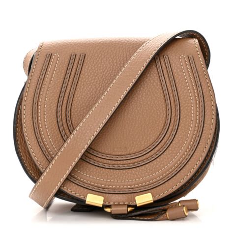 chloe marcie mini crossbody nut|CHLOE Calfskin Mini Marcie Round Crossbody Bag Nut.